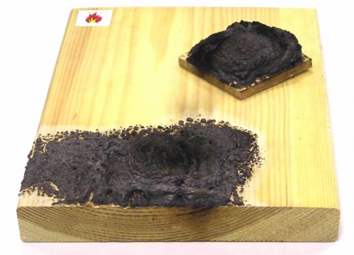 Development of an intumescent fire-retardant varnish for protecting outdoor wooden surfaces.